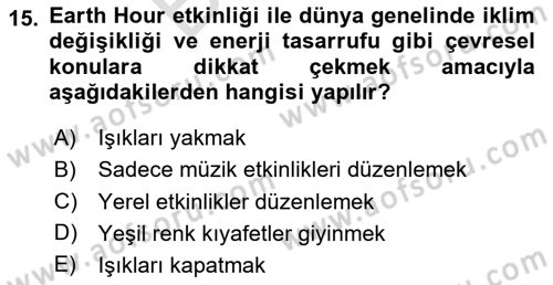 Tasarım Süreçleri Ve Yönetimi Dersi 2024 - 2025 Yılı (Final) Dönem Sonu Sınav Soruları 15. Soru