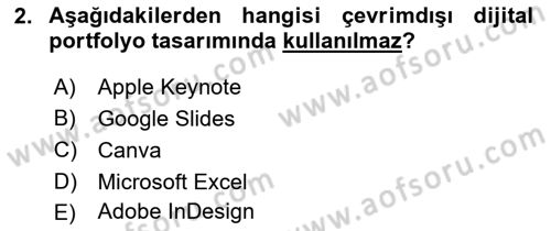 Tasarım Süreçleri Ve Yönetimi Dersi 2024 - 2025 Yılı (Final) Dönem Sonu Sınav Soruları 2. Soru