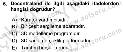 Tasarım Süreçleri Ve Yönetimi Dersi 2024 - 2025 Yılı Yaz Okulu Sınav Soruları 6. Soru