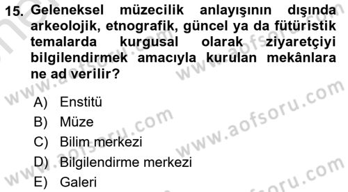 Tasarım Süreçleri Ve Yönetimi Dersi 2025 - 2026 Yılı (Vize) Ara Sınav Soruları 15. Soru