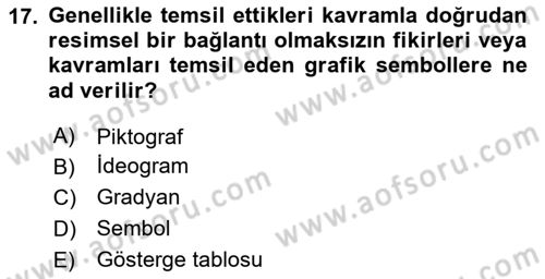 Tasarım Süreçleri Ve Yönetimi Dersi 2025 - 2026 Yılı (Vize) Ara Sınav Soruları 17. Soru