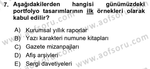 Tasarım Süreçleri Ve Yönetimi Dersi 2025 - 2026 Yılı (Vize) Ara Sınav Soruları 7. Soru