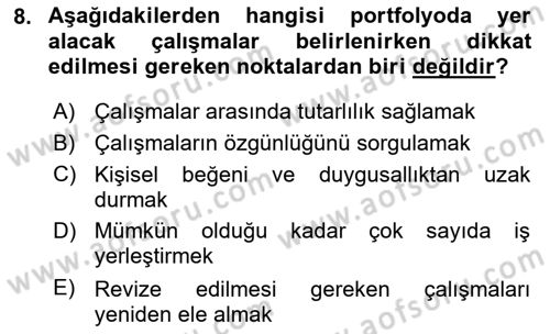 Tasarım Süreçleri Ve Yönetimi Dersi 2025 - 2026 Yılı (Vize) Ara Sınav Soruları 8. Soru