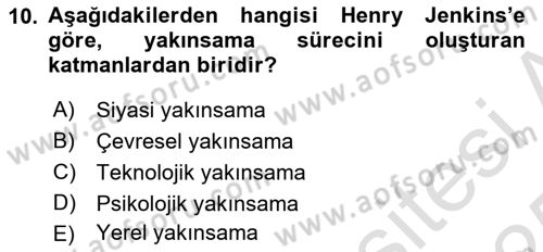 Tasarımda Sıralı Anlatım ve Öykülendirme Dersi 2024 - 2025 Yılı Yaz Okulu Sınav Soruları 10. Soru