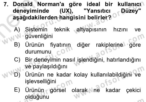 Tasarımda Sıralı Anlatım ve Öykülendirme Dersi 2025 - 2026 Yılı (Vize) Ara Sınav Soruları 7. Soru