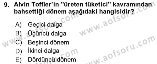 Tasarımda Sıralı Anlatım ve Öykülendirme Dersi 2025 - 2026 Yılı Yaz Okulu Sınav Soruları 9. Soru