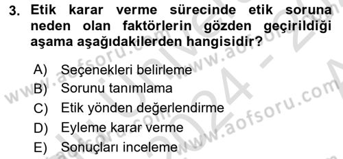 Tasarım Etiği ve Hukuku Dersi 2024 - 2025 Yılı (Vize) Ara Sınav Soruları 3. Soru