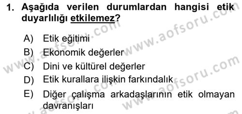 Tasarım Etiği ve Hukuku Dersi 2024 - 2025 Yılı Yaz Okulu Sınav Soruları 1. Soru