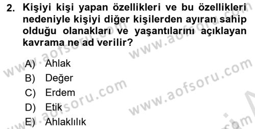 Tasarım Etiği ve Hukuku Dersi 2024 - 2025 Yılı Yaz Okulu Sınav Soruları 2. Soru
