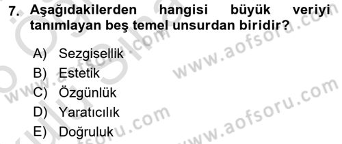 Yapay Zeka Ve Tasarım Dersi 2025 - 2026 Yılı Yaz Okulu Sınav Soruları 7. Soru