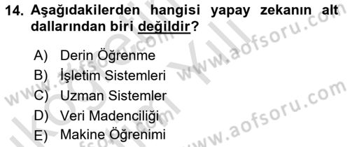 Dijital Oyun Tasarımı Dersi 2025 - 2026 Yılı Yaz Okulu Sınav Soruları 14. Soru
