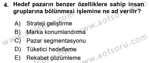 Reklam Tasarım Ve Uygulamaları Dersi 2024 - 2025 Yılı Yaz Okulu Sınav Soruları 4. Soru