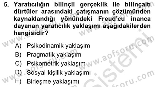Reklam Tasarım Ve Uygulamaları Dersi 2024 - 2025 Yılı Yaz Okulu Sınav Soruları 5. Soru