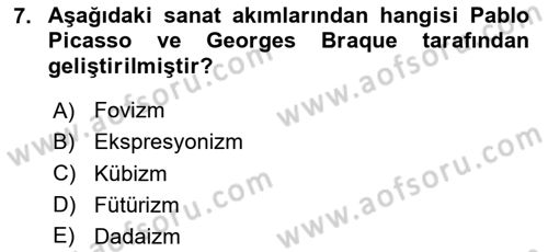 Reklam Tasarım Ve Uygulamaları Dersi 2024 - 2025 Yılı Yaz Okulu Sınav Soruları 7. Soru