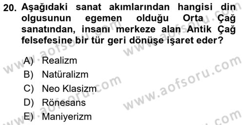 Reklam Tasarım Ve Uygulamaları Dersi 2025 - 2026 Yılı (Vize) Ara Sınav Soruları 20. Soru