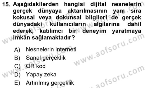 Reklam Tasarım Ve Uygulamaları Dersi 2025 - 2026 Yılı (Final) Dönem Sonu Sınav Soruları 15. Soru
