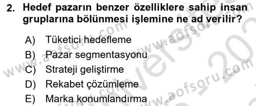 Reklam Tasarım Ve Uygulamaları Dersi 2025 - 2026 Yılı (Final) Dönem Sonu Sınav Soruları 2. Soru