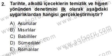 Gıda Mevzuatı Dersi 2013 - 2014 Yılı (Vize) Ara Sınav Soruları 2. Soru