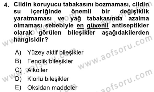 Gıda Mevzuatı ve Kalite Yönetimi Dersi 2023 - 2024 Yılı (Vize) Ara Sınav Soruları 4. Soru