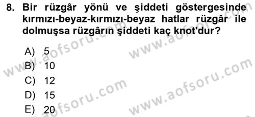 Havacılığa Giriş Dersi 2024 - 2025 Yılı Yaz Okulu Sınav Soruları 8. Soru