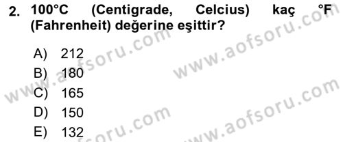 Uçak Bilgisi Ve Uçuş İlkeleri Dersi 2019 - 2020 Yılı (Vize) Ara Sınavı 2. Soru