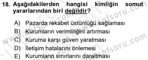 Hava Taşımacılığı Dersi 2018 - 2019 Yılı (Final) Dönem Sonu Sınav Soruları 18. Soru