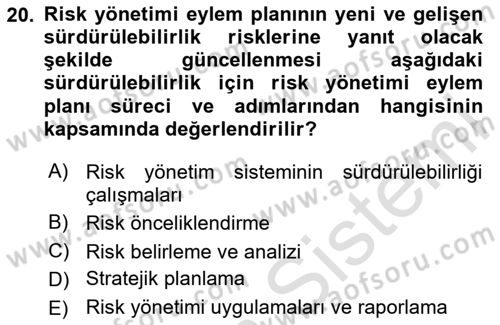 Hava Taşımacılığı Dersi 2023 - 2024 Yılı (Final) Dönem Sonu Sınav Soruları 20. Soru
