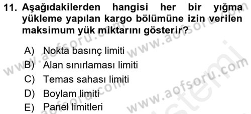 Yer Hizmetleri Yönetimi Dersi 2018 - 2019 Yılı (Final) Dönem Sonu Sınav Soruları 11. Soru
