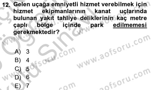 Yer Hizmetleri Yönetimi Dersi 2018 - 2019 Yılı Yaz Okulu Sınav Soruları 12. Soru