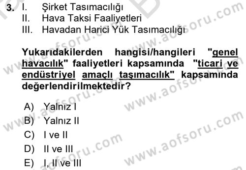 Yer Hizmetleri Yönetimi Dersi 2021 - 2022 Yılı (Vize) Ara Sınavı 3. Soru