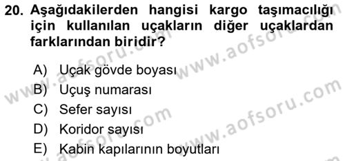 Yer Hizmetleri Yönetimi Dersi 2021 - 2022 Yılı (Final) Dönem Sonu Sınav Soruları 20. Soru