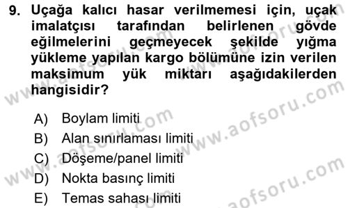 Yer Hizmetleri Yönetimi Dersi 2023 - 2024 Yılı (Final) Dönem Sonu Sınav Soruları 9. Soru