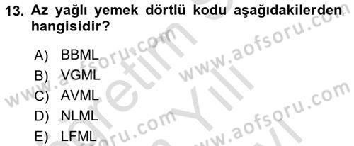 Yolcu Hizmetleri Dersi 2023 - 2024 Yılı (Vize) Ara Sınav Soruları 13. Soru