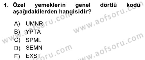 Yolcu Hizmetleri Dersi 2023 - 2024 Yılı (Final) Dönem Sonu Sınav Soruları 1. Soru