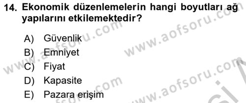 Havayolu Yönetimi Dersi 2018 - 2019 Yılı Yaz Okulu Sınav Soruları 14. Soru