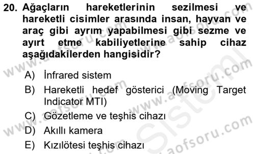 Havacılık Güvenliği Dersi 2018 - 2019 Yılı (Vize) Ara Sınavı 20. Soru