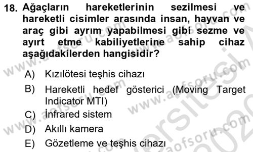 Havacılık Güvenliği Dersi 2019 - 2020 Yılı (Vize) Ara Sınavı 18. Soru