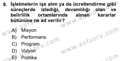 Havacılık Güvenliği Dersi 2022 - 2023 Yılı (Final) Dönem Sonu Sınavı 9. Soru