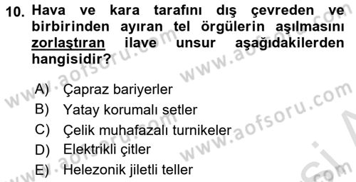 Havacılık Güvenliği Dersi 2023 - 2024 Yılı Yaz Okulu Sınavı 10. Soru