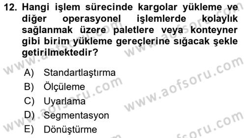 Havacılık Güvenliği Dersi 2024 - 2025 Yılı (Final) Dönem Sonu Sınav Soruları 12. Soru