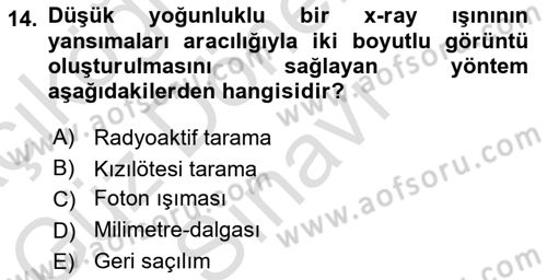 Havacılık Güvenliği Dersi 2024 - 2025 Yılı (Final) Dönem Sonu Sınav Soruları 14. Soru