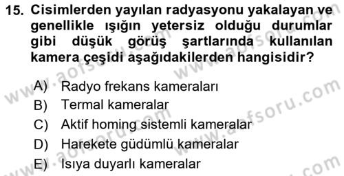 Havacılık Güvenliği Dersi 2025 - 2026 Yılı (Vize) Ara Sınav Soruları 15. Soru