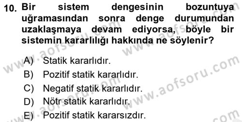 Harekat Performans Dersi 2017 - 2018 Yılı (Vize) Ara Sınav Soruları 10. Soru
