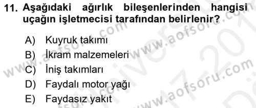 Harekat Performans Dersi 2017 - 2018 Yılı (Vize) Ara Sınav Soruları 11. Soru