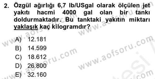 Harekat Performans Dersi 2017 - 2018 Yılı (Vize) Ara Sınav Soruları 2. Soru