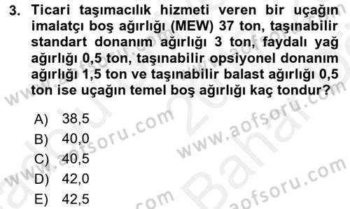 Harekat Performans Dersi 2017 - 2018 Yılı (Vize) Ara Sınav Soruları 3. Soru