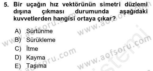 Harekat Performans Dersi 2017 - 2018 Yılı (Vize) Ara Sınav Soruları 5. Soru