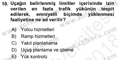 Harekat Performans Dersi 2017 - 2018 Yılı (Final) Dönem Sonu Sınav Soruları 10. Soru