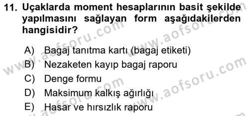 Harekat Performans Dersi 2017 - 2018 Yılı (Final) Dönem Sonu Sınav Soruları 11. Soru