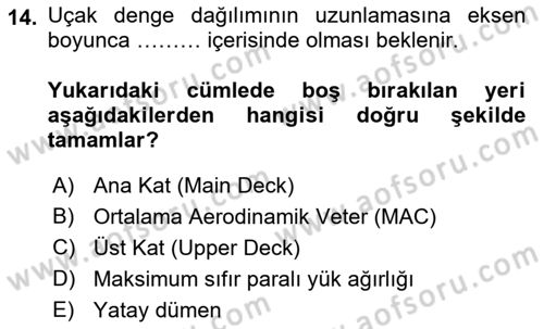 Harekat Performans Dersi 2017 - 2018 Yılı (Final) Dönem Sonu Sınav Soruları 14. Soru
